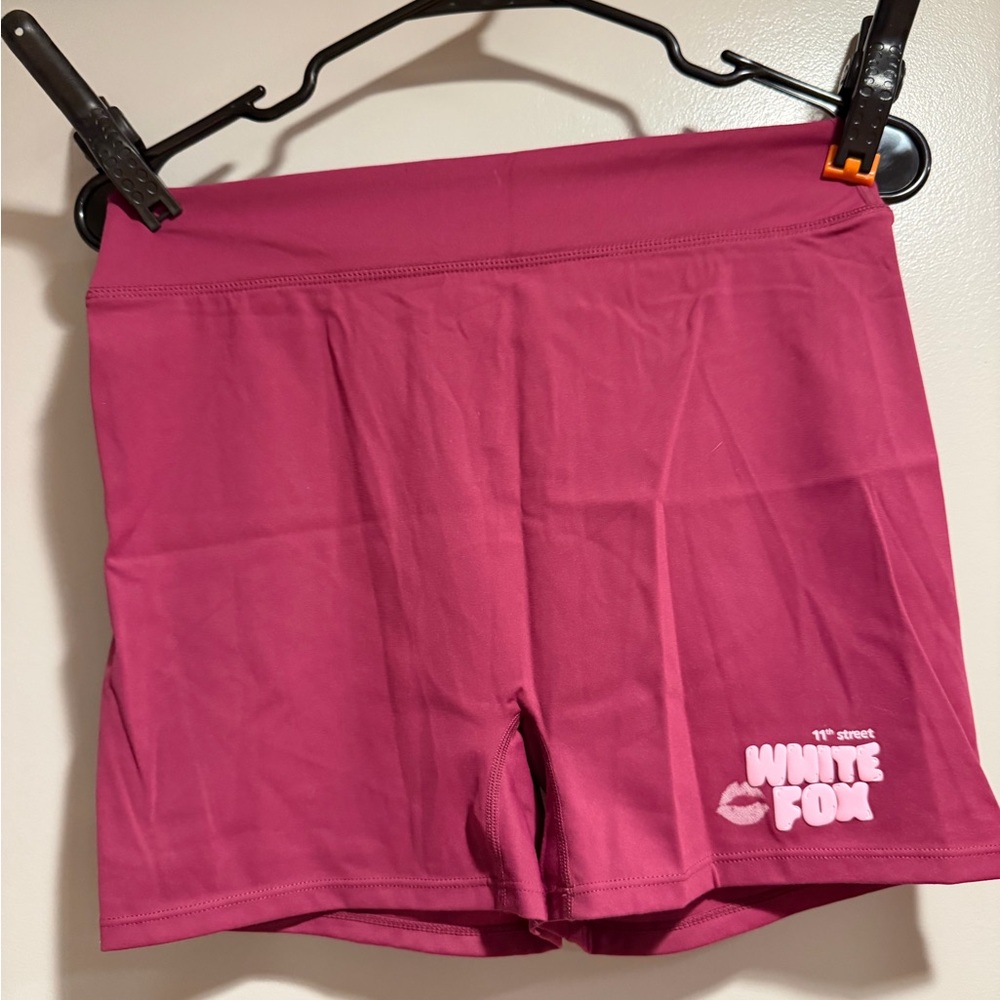 White Fox 11th Street Sweet Kisses Bike Shorts. Very Berry.